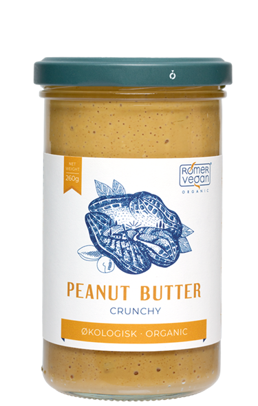 Peanutbutter Crunchy 260 g. Økologisk GLF